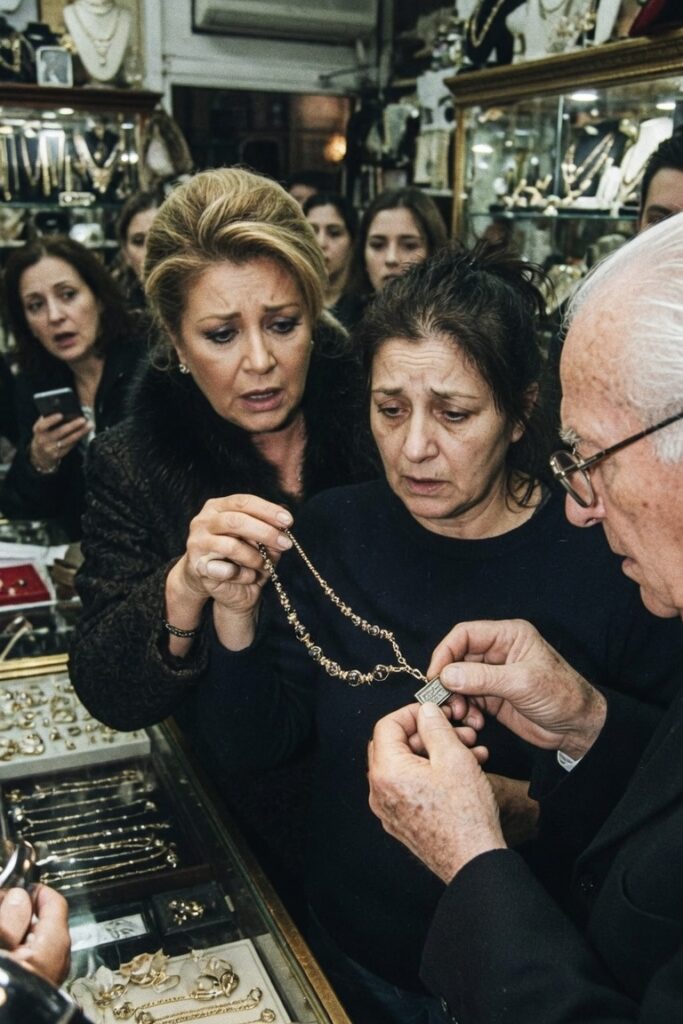 Le arrancó el collar a una desconocida delante de todos… hasta que un viejo joyero reveló que eran hermanas