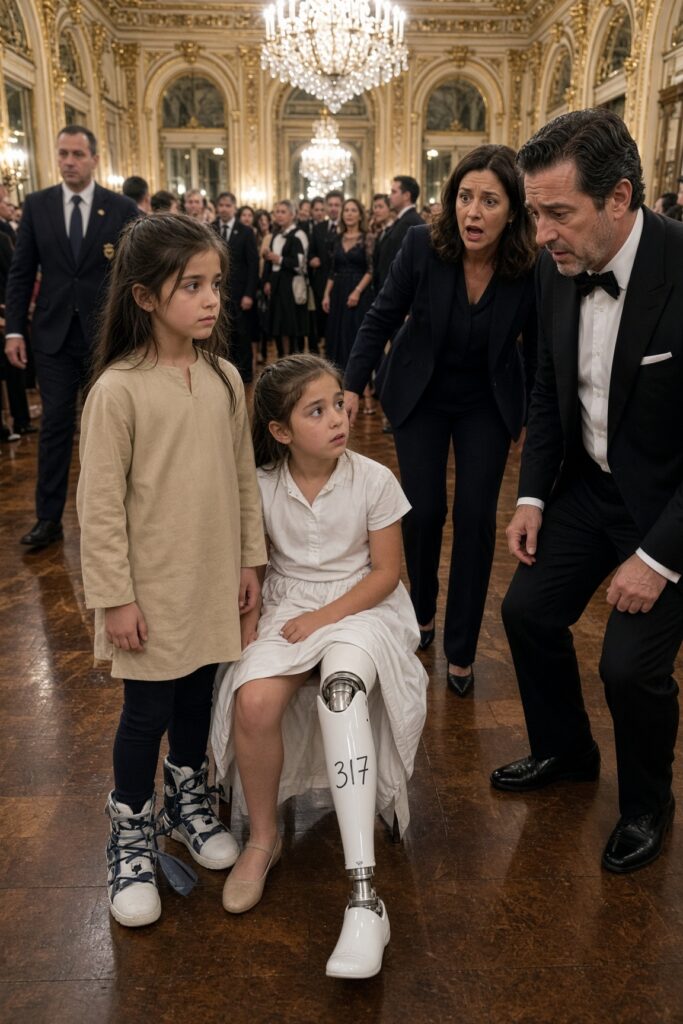 La niña escribió 317 en la prótesis de la hija del magnate durante la gala, y una especialista reconoció el número al instante